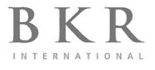 BKR International logo.